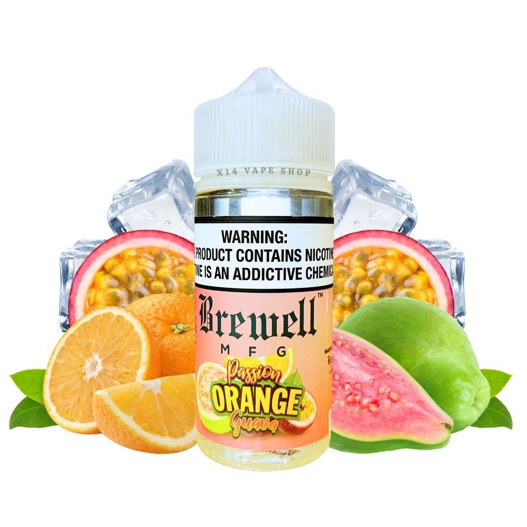  Brewell Chanh Dây Cam Ổi (Passion Orange Guava) 100ml Freebase 