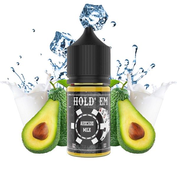  Hold'EM Bơ Sữa (Avocado Milk) 30ml Saltnic 