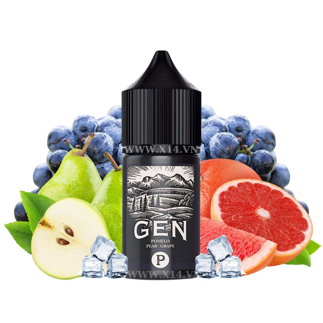  Gen P Nho Lê Bưởi (Pomelo Pear Grape) 30ml Saltnic 