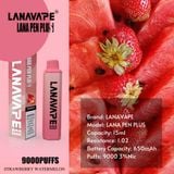  Lana Pen Plus Disposable Pod 9000 Puffs 