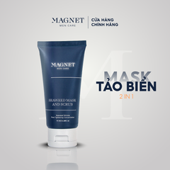 Mặt Nạ Tảo Biển Tẩy Da Chết Dành Cho Nam Magnet Mencare 70ml Bổ Sung Độ Ẩm Cần Thiết Cho Da, Ngăn Ngừa Nám, Tàn Nhang