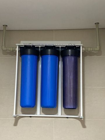  Bộ lọc tổng 3 cấp CCK Đài Loan 3 Stages Water Filter (cốc số 1 trong) 