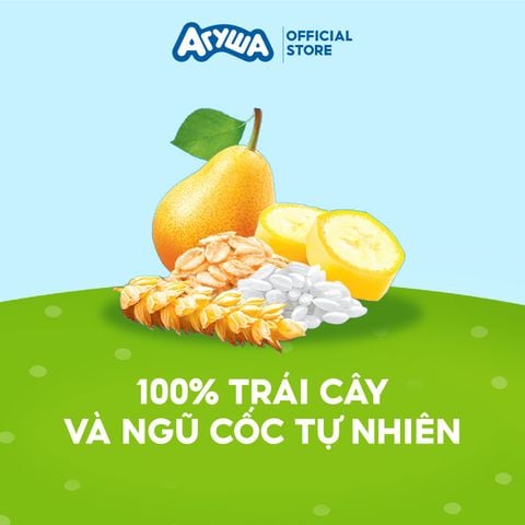  Sữa đêm ăn dặm tăng cân ngũ cốc vị lê và chuối Agusha 200ml 