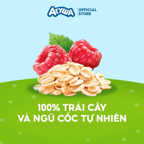  Sữa ngày ăn dặm tăng cân yến mạch vị mâm xôi Agusha 200ml 