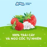  Sữa ăn dặm tăng cân gạo sữa vị dâu tây, dâu đất và táo Agusha 200ml 