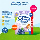  Sữa lắc trái cây vị việt quất Agusha 190ml dành cho bé từ 12 tháng trở lên 