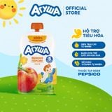  Trái cây nghiền vị táo và đào Agusha 90g dành cho bé từ 6 tháng trở lên 