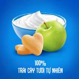  Thùng 10 Gói Trái cây nghiền vị táo, phô mai tươi và bánh quy Agusha 90g/gói dành cho bé từ 6 tháng trở lên 
