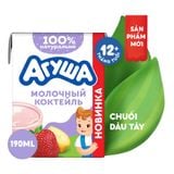  Sữa lắc bổ sung Canxi giúp bé phát triển toàn diện vị hoa quả Agusha 190ml/hộp 