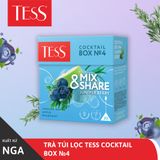  Set 4 hộp trà Tess Cocktail Mix & Share 20 gói/hộp 