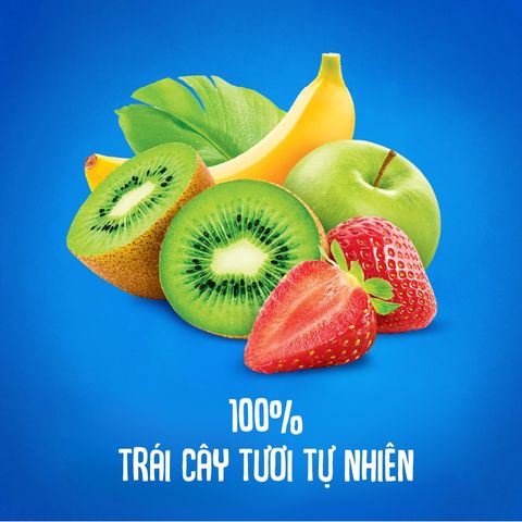  Trái cây nghiền vị táo, chuối, dâu tây và kiwi Agusha 90g dành cho bé từ 6 tháng trở lên 