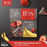  Trà đen Tess Banana Split vị chuối và dâu tây 20 gói/hộp 