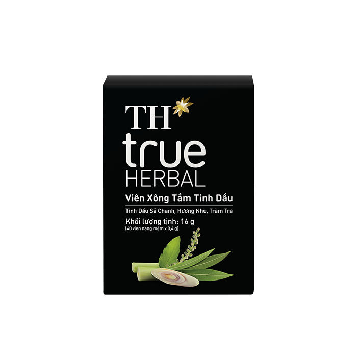  Viên Xông Tắm Tinh Dầu TH true HERBAL 16 G 
