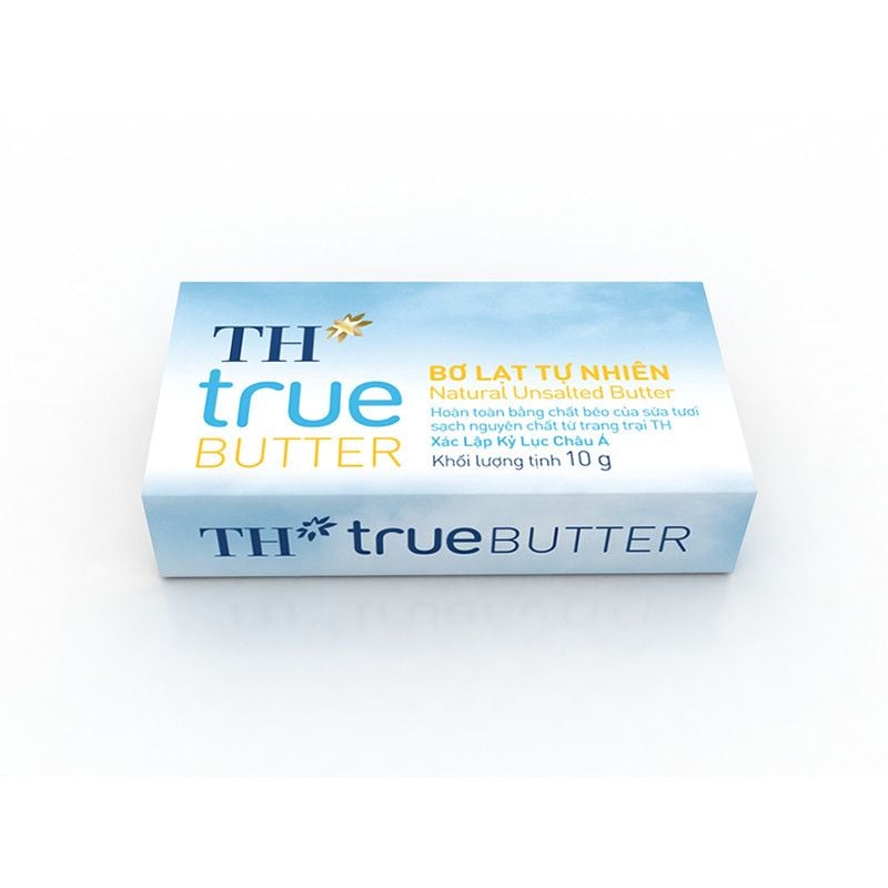  Bơ Lạt Tự Nhiên TH True BUTTER 10 G X 10 Viên 