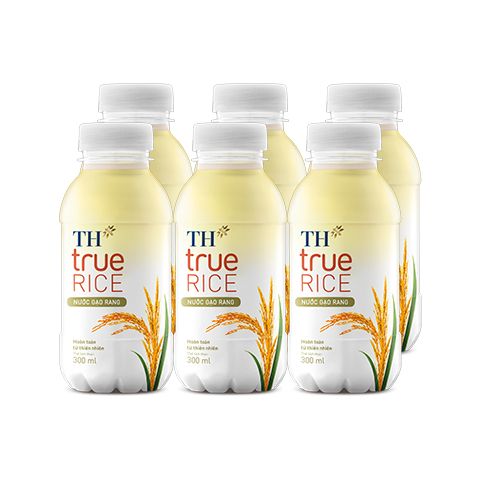  2 lốc Nước gạo rang TH true RICE (Lốc 6 chai x 350ml) 