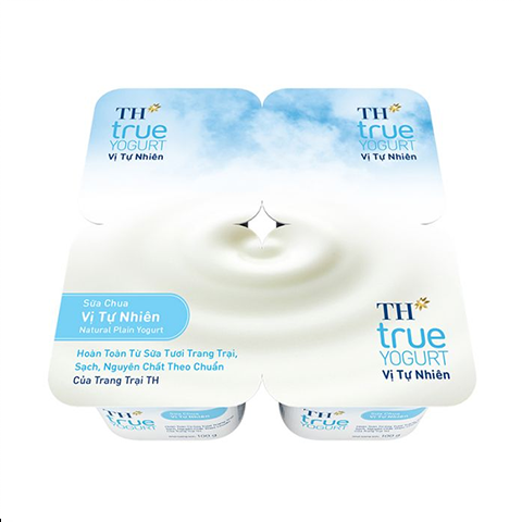 Thùng sữa chua vị tự nhiên TH true YOGURT 100 g x 48 hộp