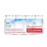  Thùng sữa uống lên men hương dâu tự nhiên TH true YOGURT PROBIOTICS 85ml x 48 chai 