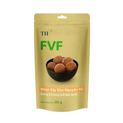  Nhãn Sấy Dẻo Nguyên Vỏ FVF 250 g 