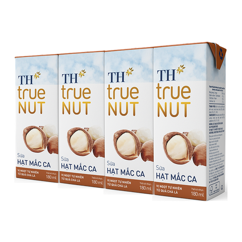  Sữa Hạt Macca TH true NUT (180 ml x 4 hộp) 