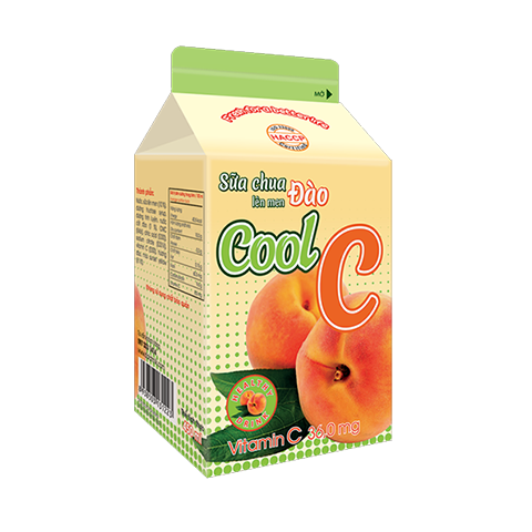 Thức uống sữa chua đào lên men Cool C 450ml (HAN) 