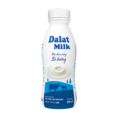  Sữa chua uống có đường Dalatmilk 200 ml 