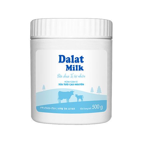  Thùng Sữa Chua Ăn Vị Tự Nhiên Dalatmilk 500 g (HAN) 