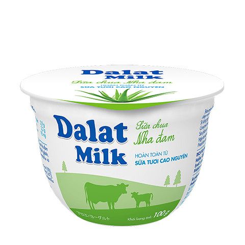  Combo 4 hộp sữa chua ăn nha đam Dalatmilk 100 g x 4 hũ (SGN) 