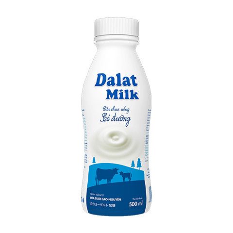  Sữa chua uống có đường Dalatmilk 500 ml (SGN) 