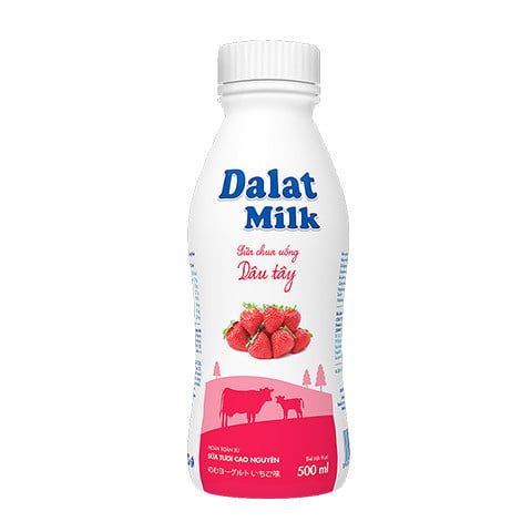  Sữa chua uống dâu tây Dalatmilk 500 ml (HAN) 