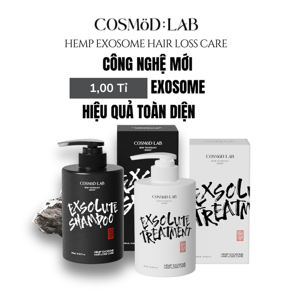 Cosmod LAB Exsolute: Dầu Gội & Xả Phục hồi Toàn Diện Cho Da Đầu Khỏe M ...