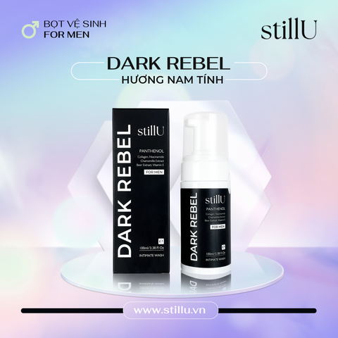 Dung dịch vệ sinh nam giới tạo bọt stillU hương nam tính Dark Rebel 100ml