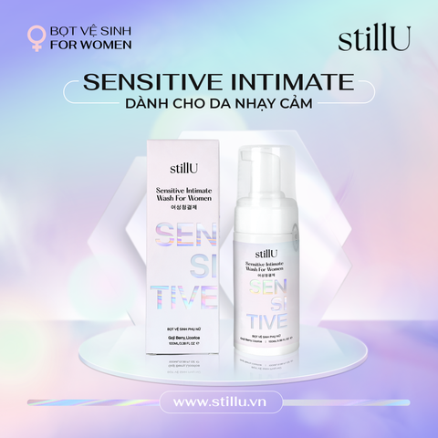 Dung dịch vệ sinh phụ nữ tạo bọt stillU dành cho da nhạy cảm Sensitive 100ml