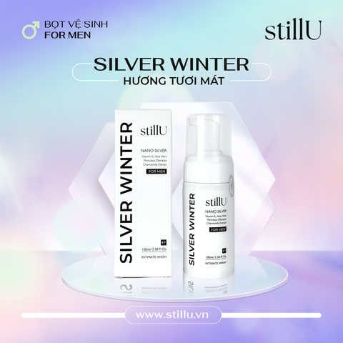 Dung dịch vệ sinh nam giới tạo bọt stillU hương tươi mát Silver Winter 100ml