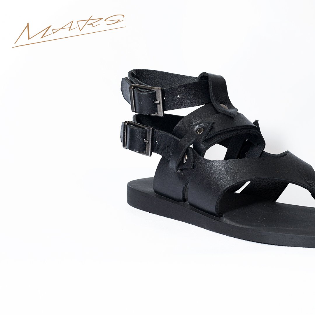 GBD Gladiator Sandals - Black – Mars Shoes