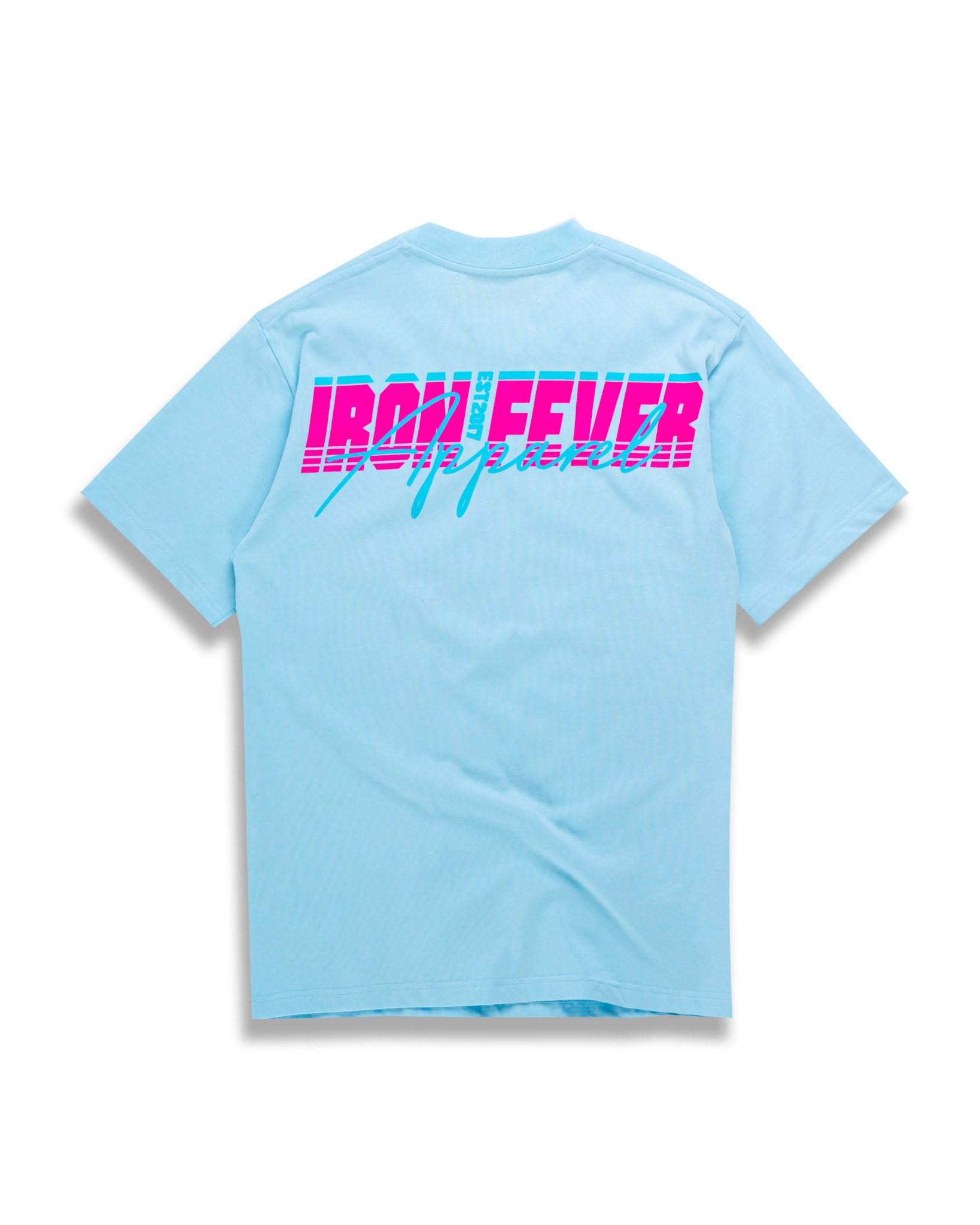 EMBROIDERED MIAMI VIBES TSHIRT / BLUE IRON FEVER VIETNAM