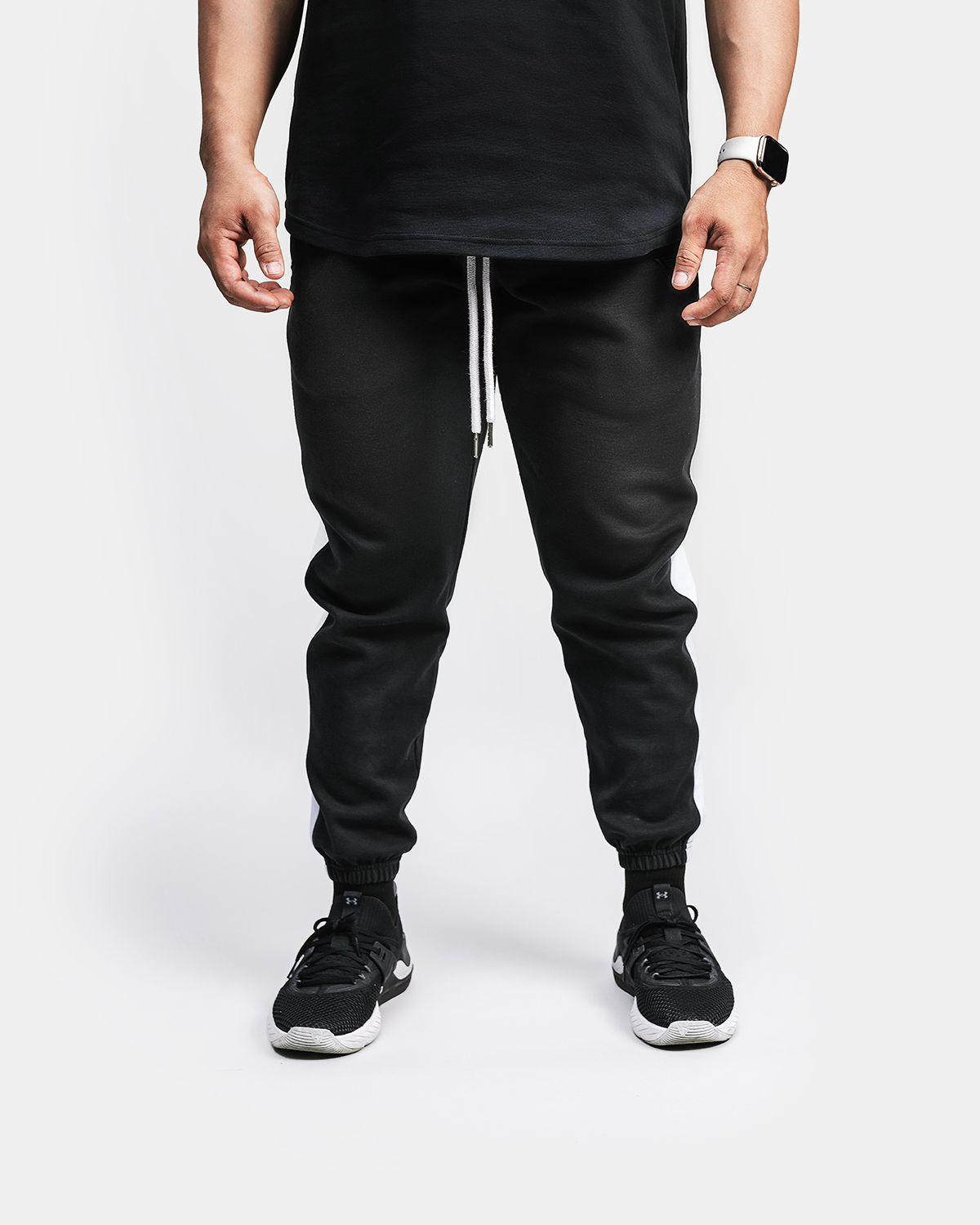 Meteor Low-rise Sweat Pants(Black)