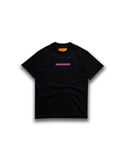 EMBROIDERED MIAMI VIBES T-SHIRT / BLACK PINK DOMINANT 