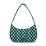 Túi MLB Classic Monogram Jacquard Hobo Bag New York Yankees D.Green 3ABQS102N-50GND