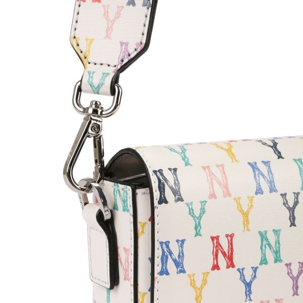 Túi MLB Monogram Rainbow Hoodie New York Yankees 32BGPC111-50I