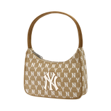 Túi MLB Monogram Jacquard Hobo Bag New York Yankees 32BG33111-50B