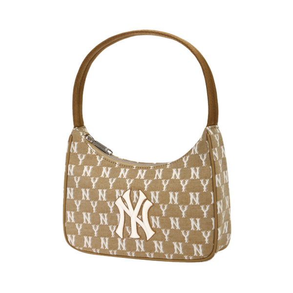 Túi MLB Monogram Jacquard Hobo Bag New York Yankees 32BG33111-50B