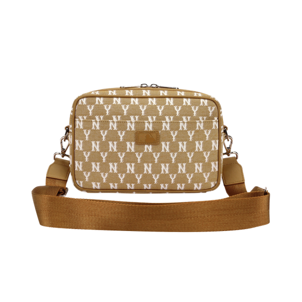 Túi MLB Monogram Jacquard Cross Bag New York Yankees 32BGDC111-50B