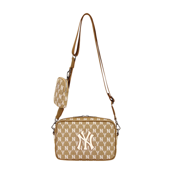 Túi MLB Monogram Jacquard Cross Bag New York Yankees 32BGDC111-50B