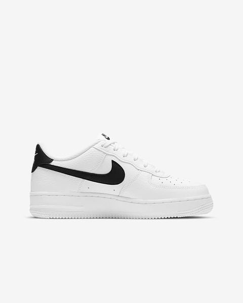 Giày Nike Air Force 1 White Black (GS) CT3839-100