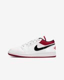 Giày Nike Air Jordan 1 Low GS ‘White Gym Red’ 553560-118