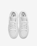 Giày Nike Air Jordan 1 Low GS Triple White 553560-130