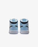 Giày Nike Air Jordan 1 Mid Ice Blue GS 555112-401