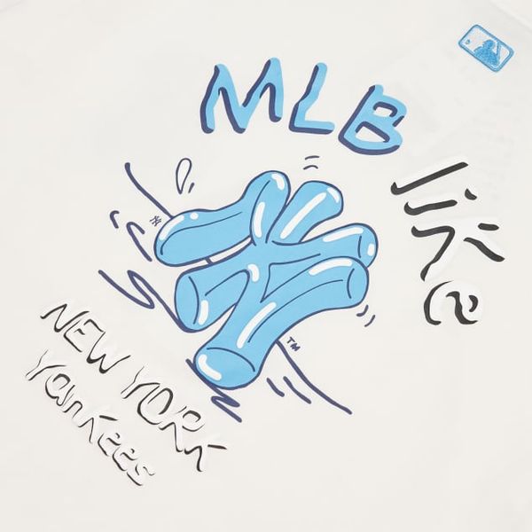 Áo MLB Like Back Logo Overfit New York Yankees 3ATSL1023-50IVS