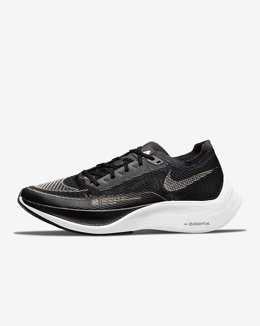 Giày Nike ZoomX Vaporfly Next% 2 Black Metallic Gold Coin W CU4123