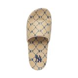 Dép MLB New Mound Monogram New York Brown 3ALPAD123-50BGS